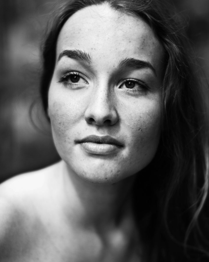 Portret z piegami